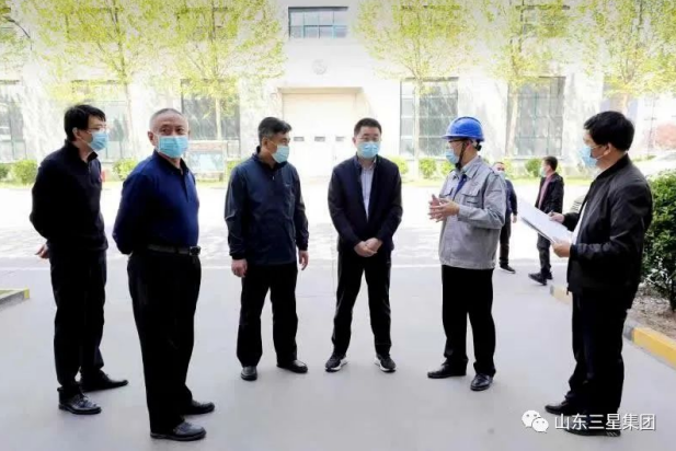 鄒平市委常委、宣傳部長，副市長商獻文來山東三星集團調研