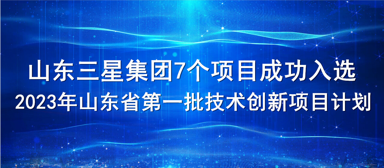喜報(bào)！山東三星集團(tuán)7個(gè)項(xiàng)目成功入選2023年山東省第一批技術(shù)創(chuàng)新項(xiàng)目計(jì)劃