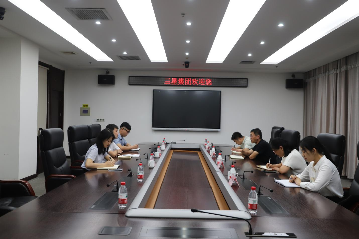 鄒平市委組織部、市人社局調(diào)研工作組來(lái)山東三星集團(tuán)開(kāi)展用工需求專(zhuān)題調(diào)研