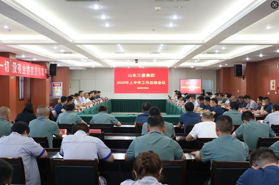 錨定目標(biāo) 接續(xù)奮斗｜山東三星集團召開2025年上半年工作總結(jié)會議