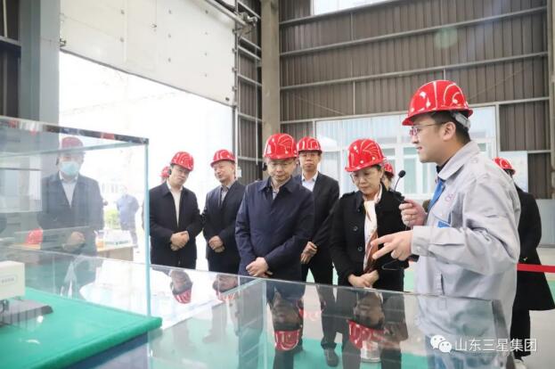 濱州市政協(xié)副主席、市工商聯(lián)主席侯學峰一行來山東三星集團調(diào)研