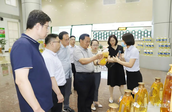黃河流域生態(tài)保護和高質量發(fā)展調研組來山東三星集團考察調研